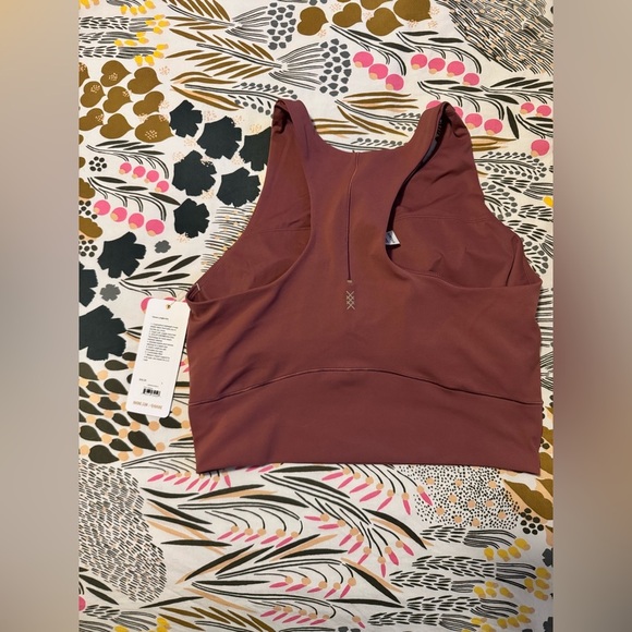 NEW Rhone Revive Longline Bra Tank Padded Plum Shadow Size Large NWT - Picture 3 of 6